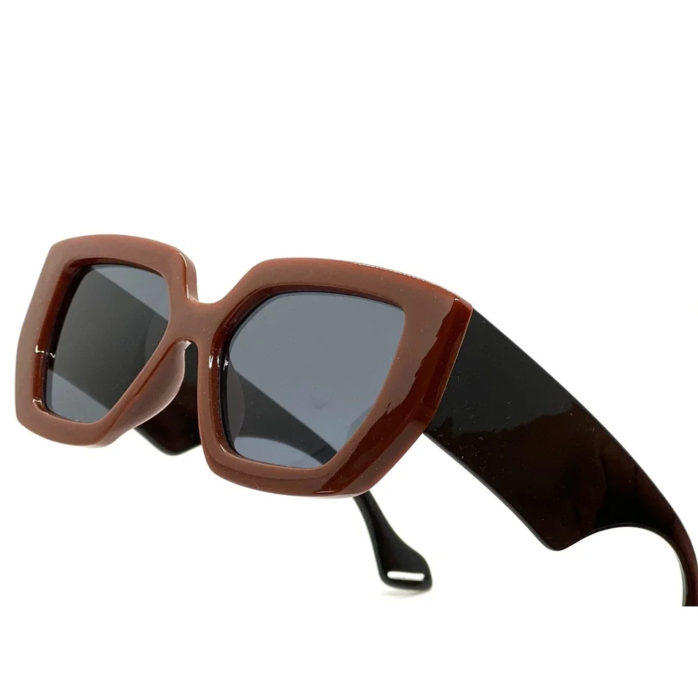 Oversized Square Sunglasses Men's Dark Lens Hip Hop Stylish‎ Party Music Events